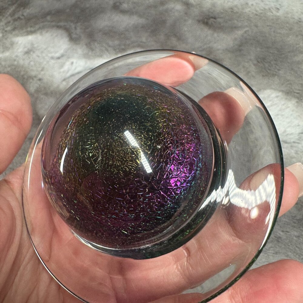 Vintage 1993 Sci Fi Channel Numbered 208/400 Saturn Planet Galaxy Paperweight - Picture 8 of 16
